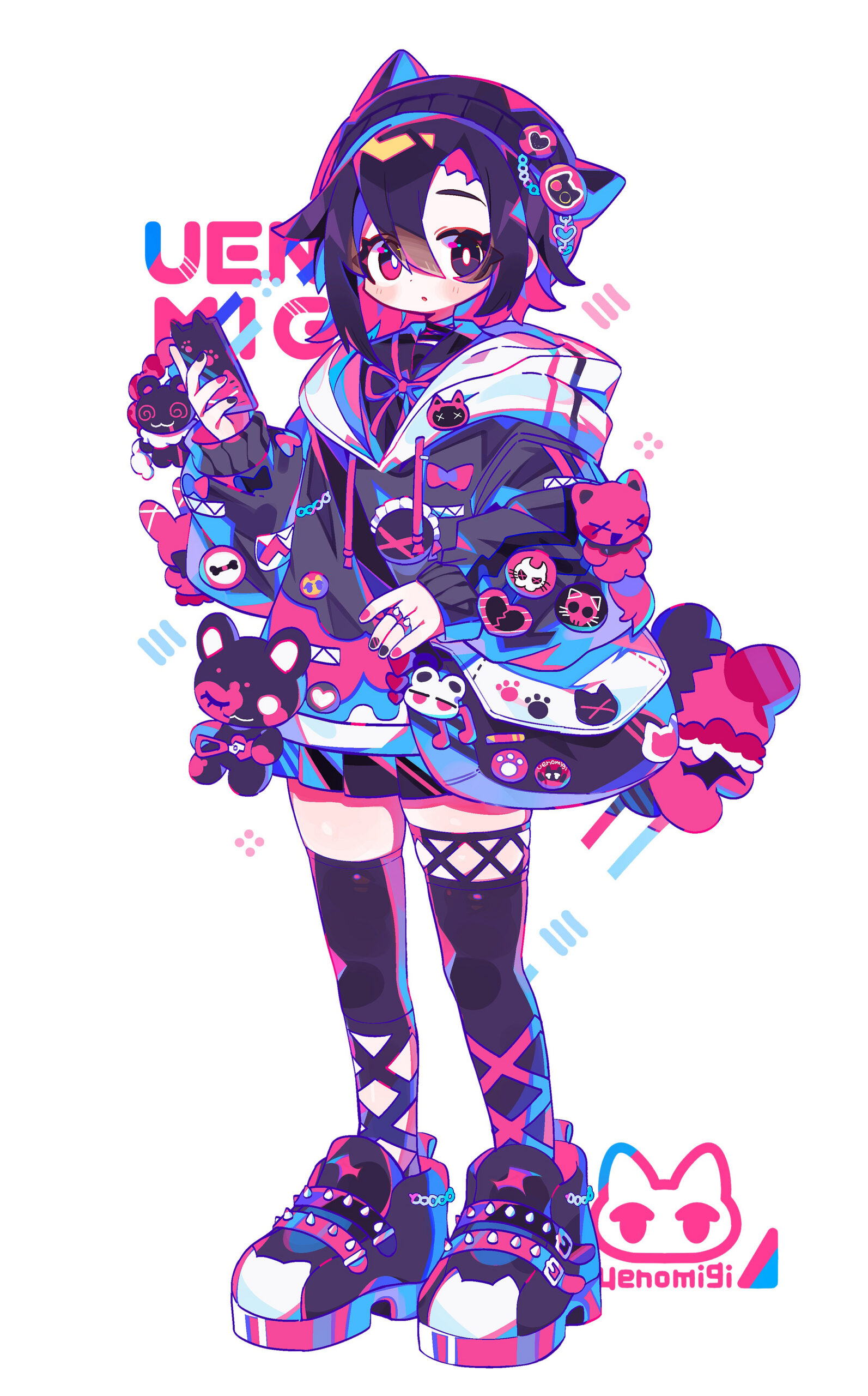 #12 OC🧸🖤🩷