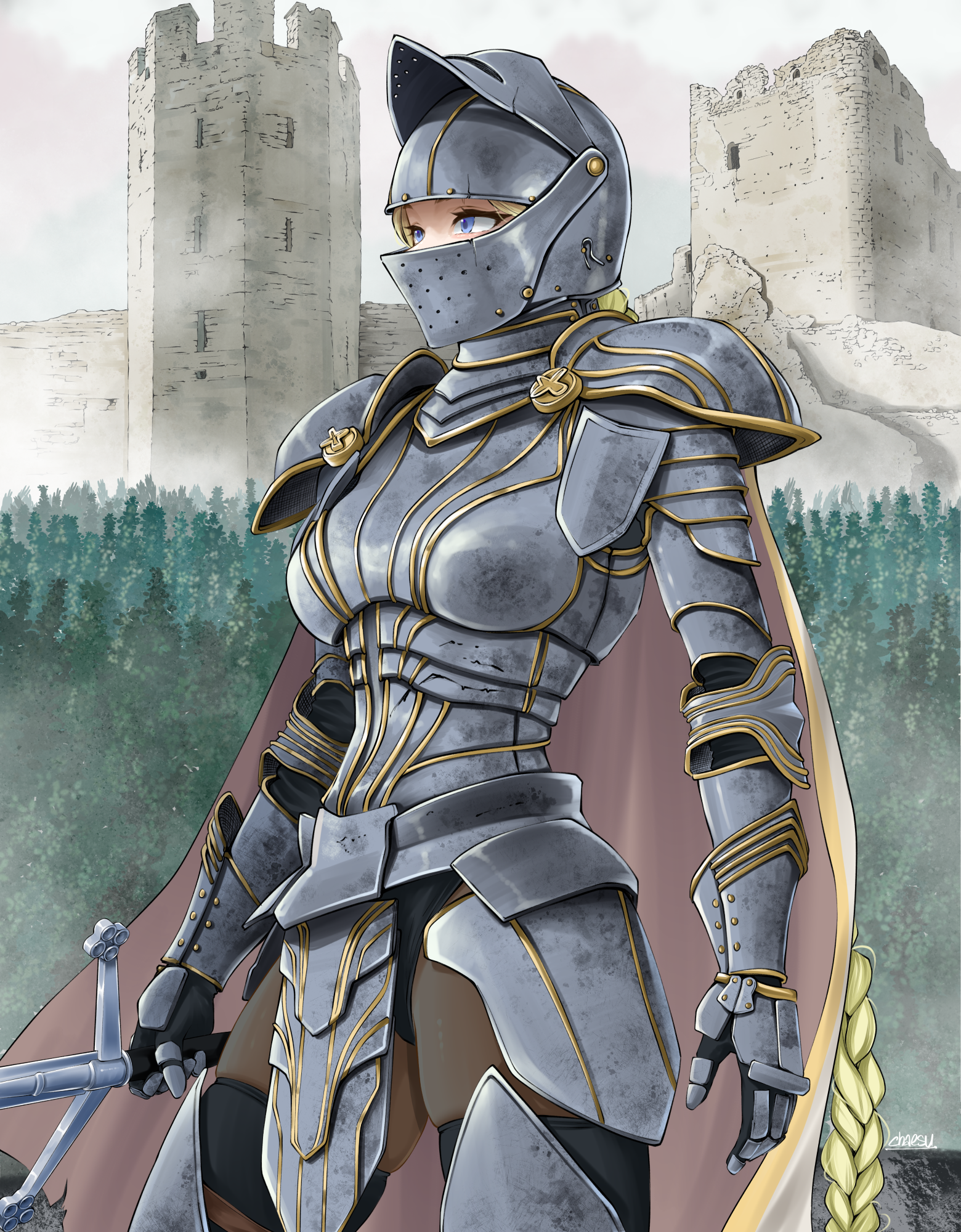 #22 Renah in armor