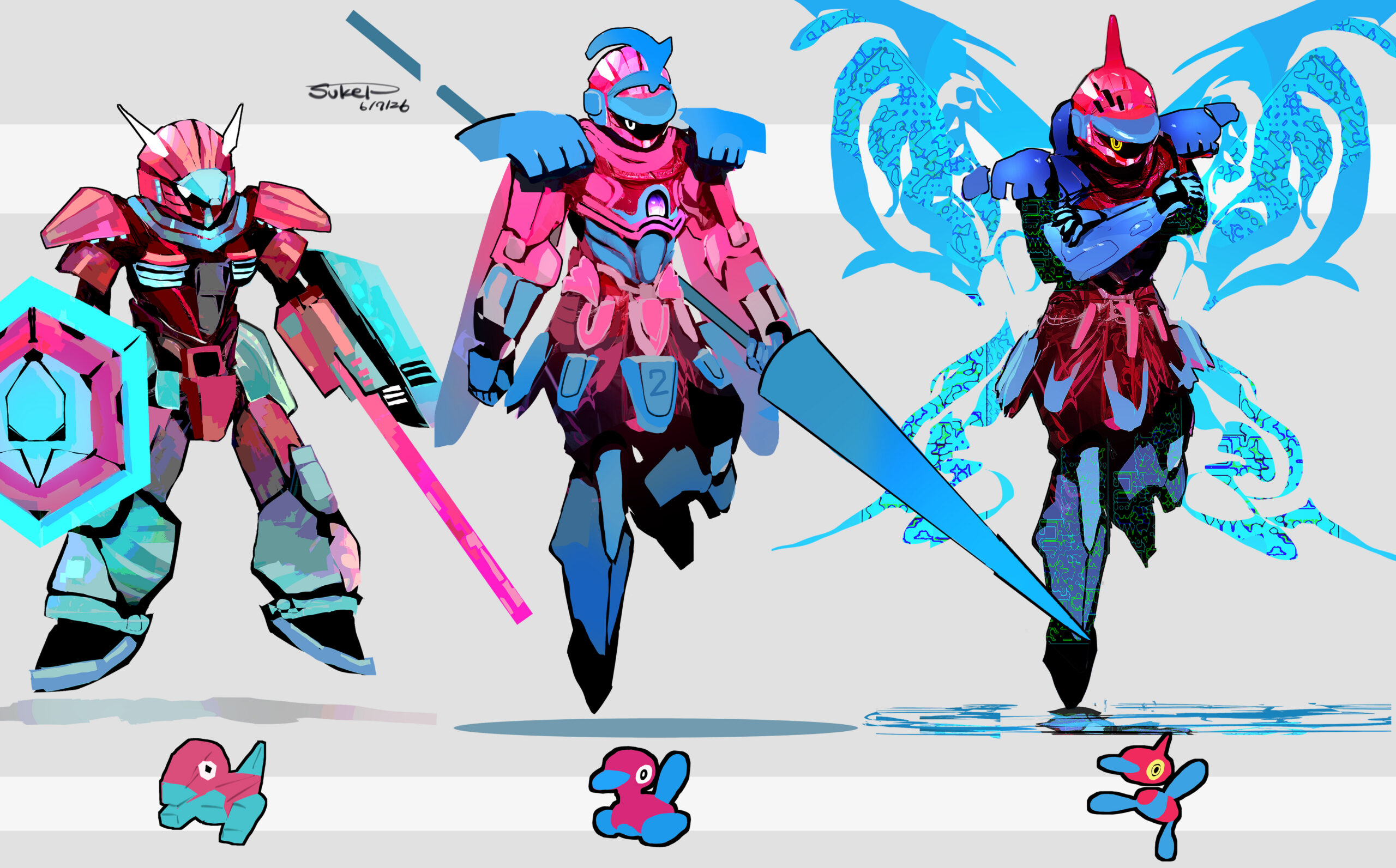 #27 ポリゴンの騎士たち（ポケモン）