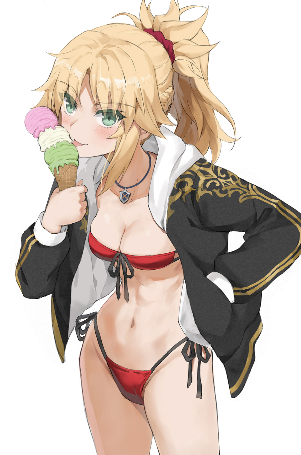 #23 コーンアイスを舐めるモードレッド