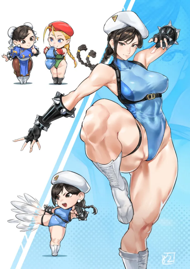 #13 ChunLi in Cammy's suit