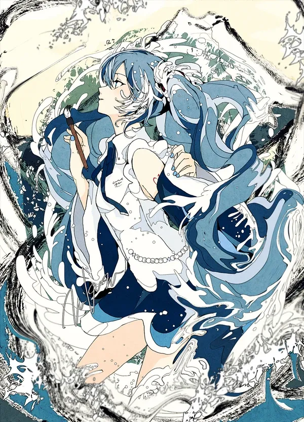 #23 葛飾北斎コラボ初音ミク