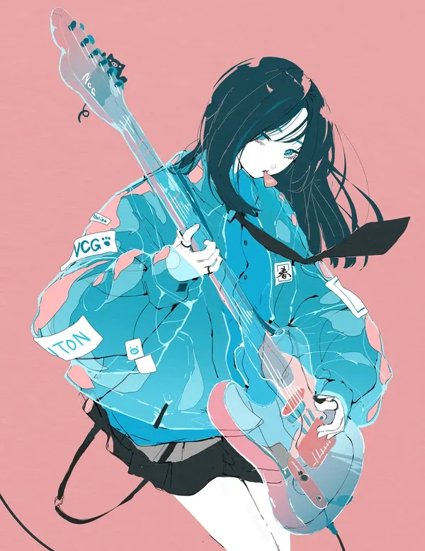 #21 透けるとんギター。