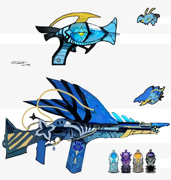 #24 ウデッポウ・ブロスターモチーフの武器（ポケモン）