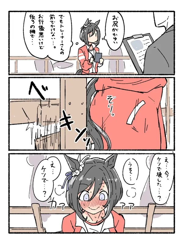#4 お尻が当たって壊れた説