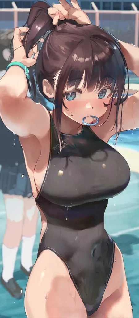 #14 ポニーテール水泳部員