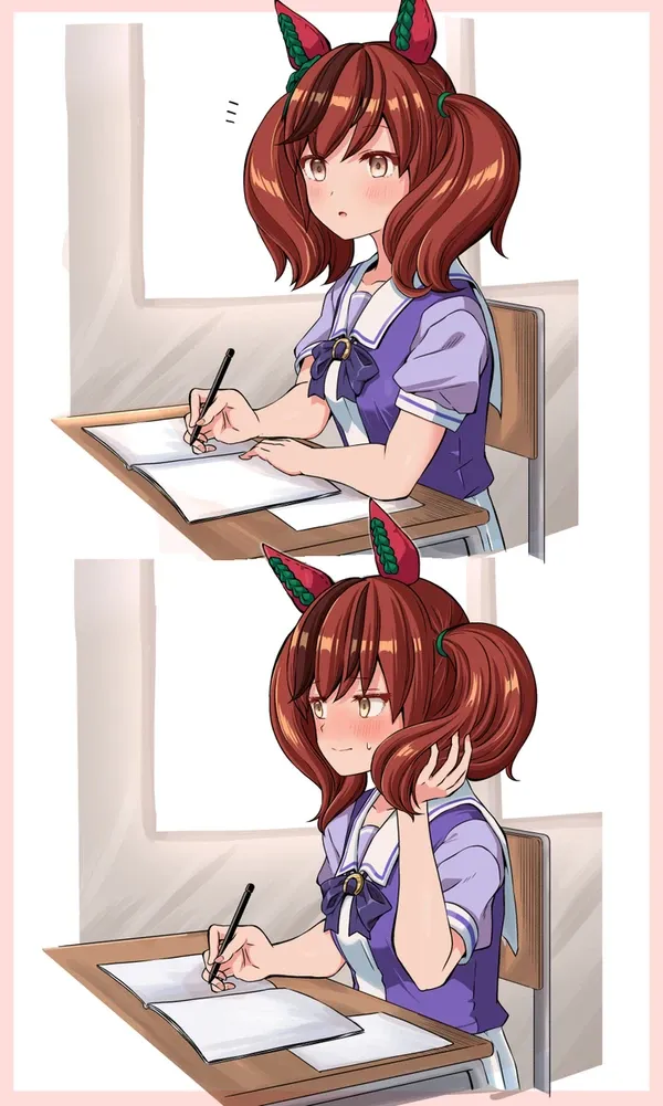 #6 授業中ふとネイチャと目が合いたい