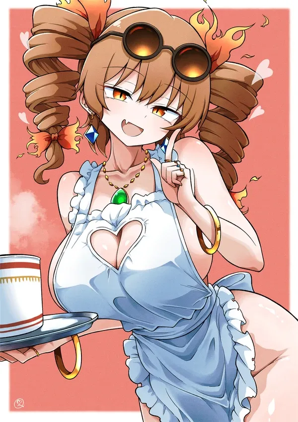 #28 裸エプロン女苑