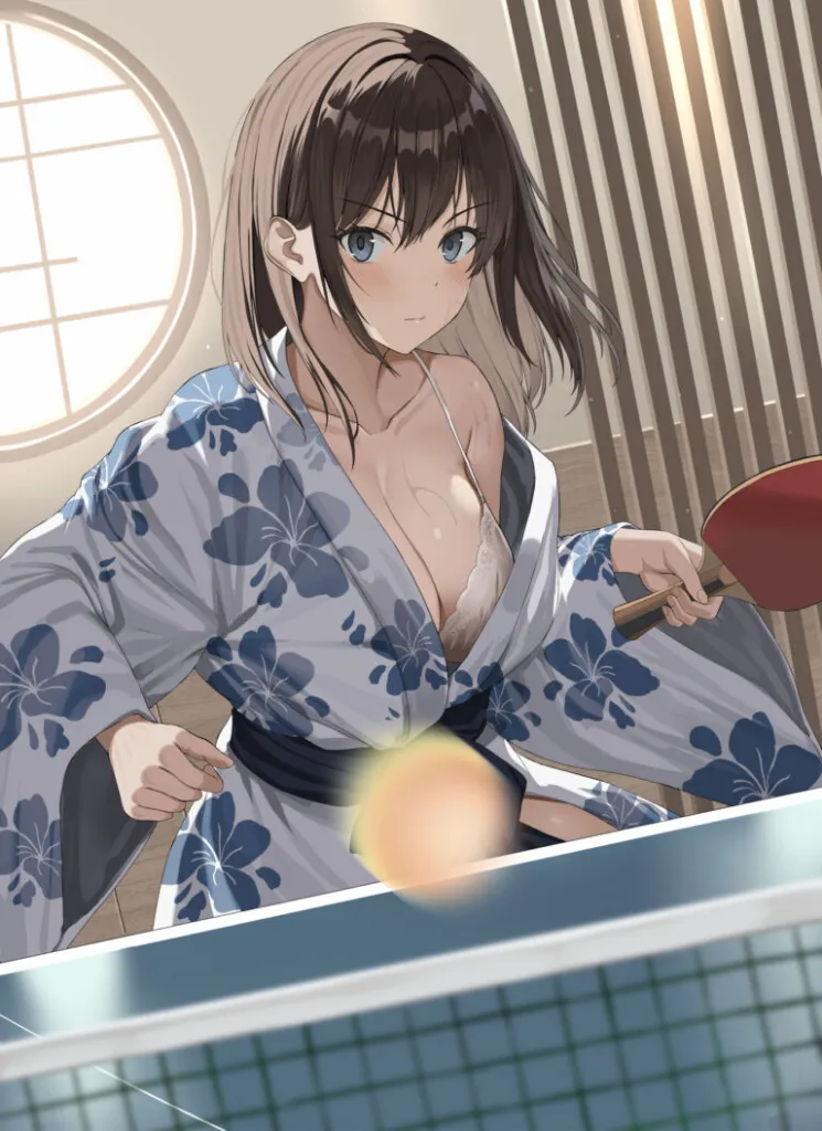 #1 姉妹で温泉卓球ガチバトル
